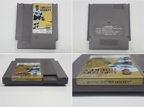 Wayne Gretzky Hockey (Away Jersey) NES Complete Authentic Tested *damage