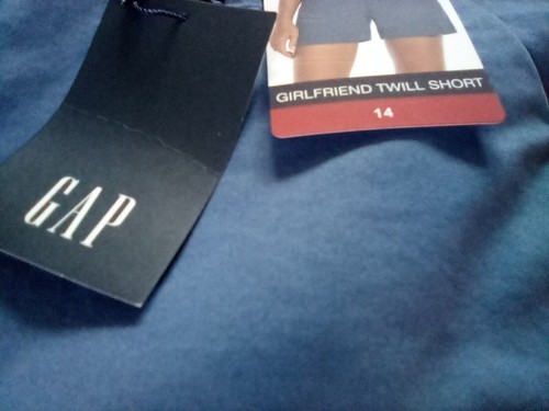 NWT GAP Girlfriend Stretch Twill Shorts Size 14 Measurements Given - Picture 9 of 10