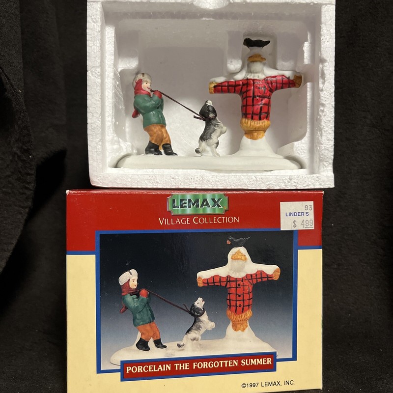 Vintage 1997 Lemax Village Collection "The Forgotten Summer" Figure #73213