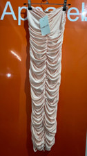 Femme Luxe Ruched, Strapless, Bodycon Midi Dress, NEW, Size 10, RRP £38, B38