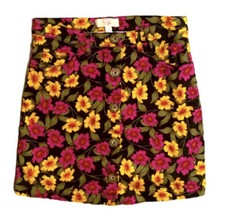GB Girls Floral Skirt Girls Medium