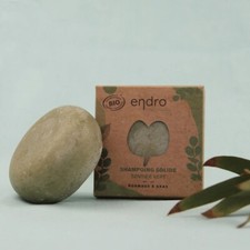 Endro - Lot de 3 Shampoing Solide - Sentier Vert - Cheveux Normaux à Gras