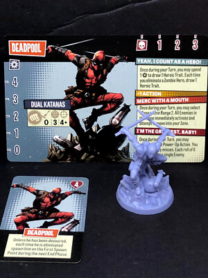 CMON - Kickstarter - Marvel Zombies Zombicide - Enemy Super Heroes - Deadpool