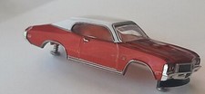 New Auto World 1972 Red/Wht Buick GS Thunderjet HO Slot Car Body Fit Aurora Dash