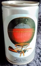 Stahl Bierdose 0,33L Becker Bier Historische Ballone (3) Voll !