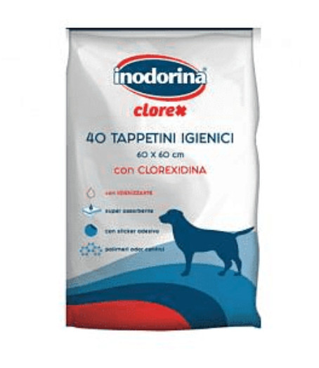 Offerta 2x40 Inodorina 60x60 Clorexidina: Traverse per Cani e Gatti