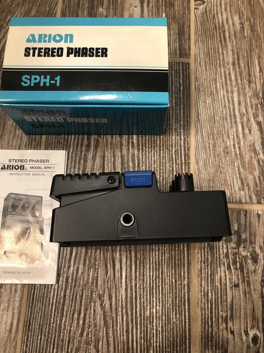 Vintage Arion SPH-1 Stereo Phaser Analog Guitar Effect Pedal Vintage Arion SPH-1 Stereo Phaser Analog Guitar Effect Pedal
