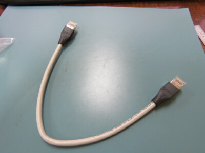 L-COM  TRD855SCR-1 Qty of 5 per Lot PATCH CORD, CAT 5E SHIELDED, 1FT, GREY, LAN