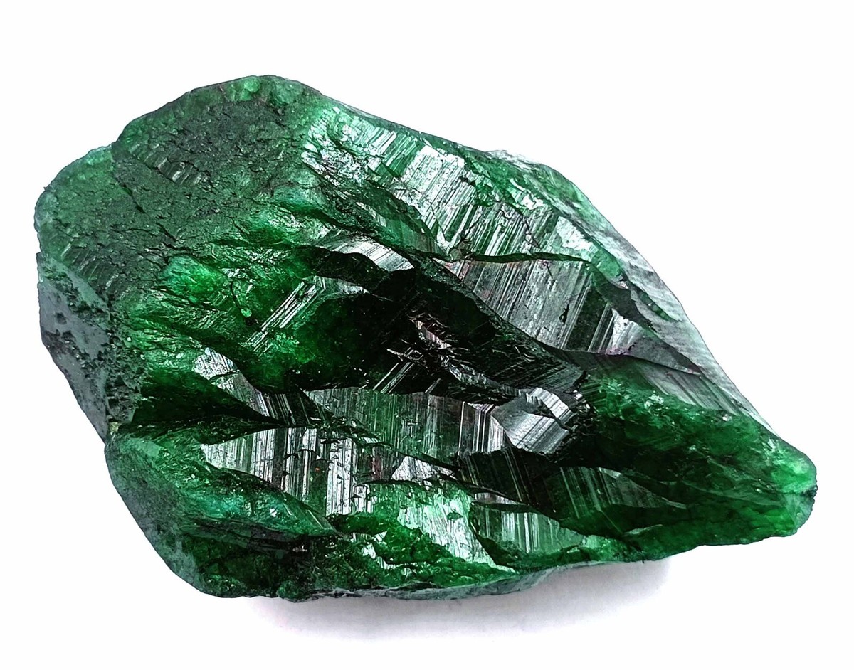 DYED 998 CT EGL CERTIFIED BRAZILIAN NATURAL GREEN EMERALD