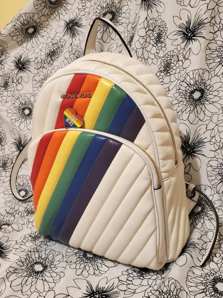 RARE CHANEL 21K RAINBOW FLAP BAG Multicolor with Gold-tone