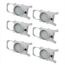POWERTEC Dust Collectors Blast Gate Aluminum Clog Proof Design 4 in Dia 6-PacK 