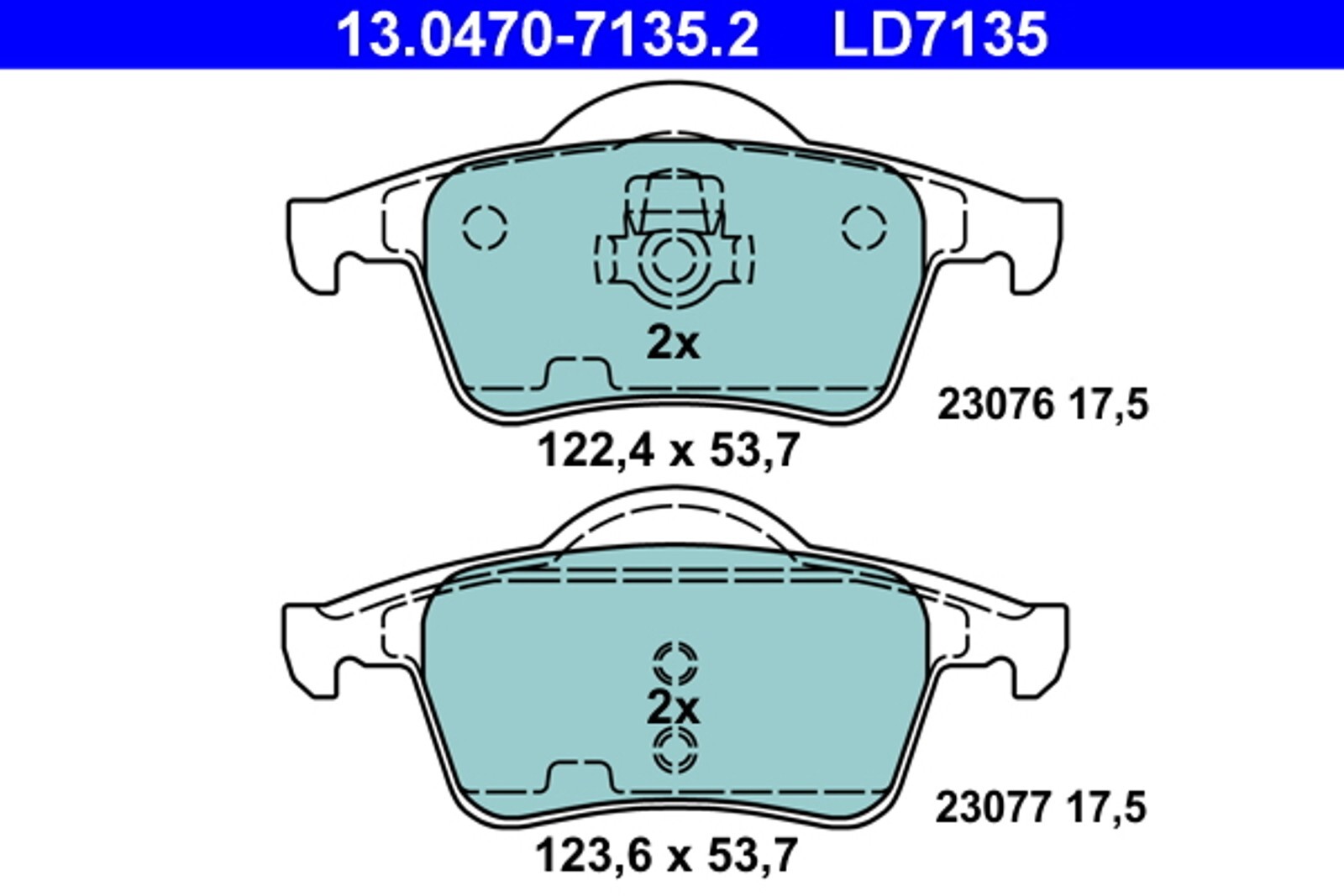 Plaquettes de frein Volvo S80 C70 V70 XC70 pièces de freinage auto pour moteurs 2.0 2.4 2.5 3.0