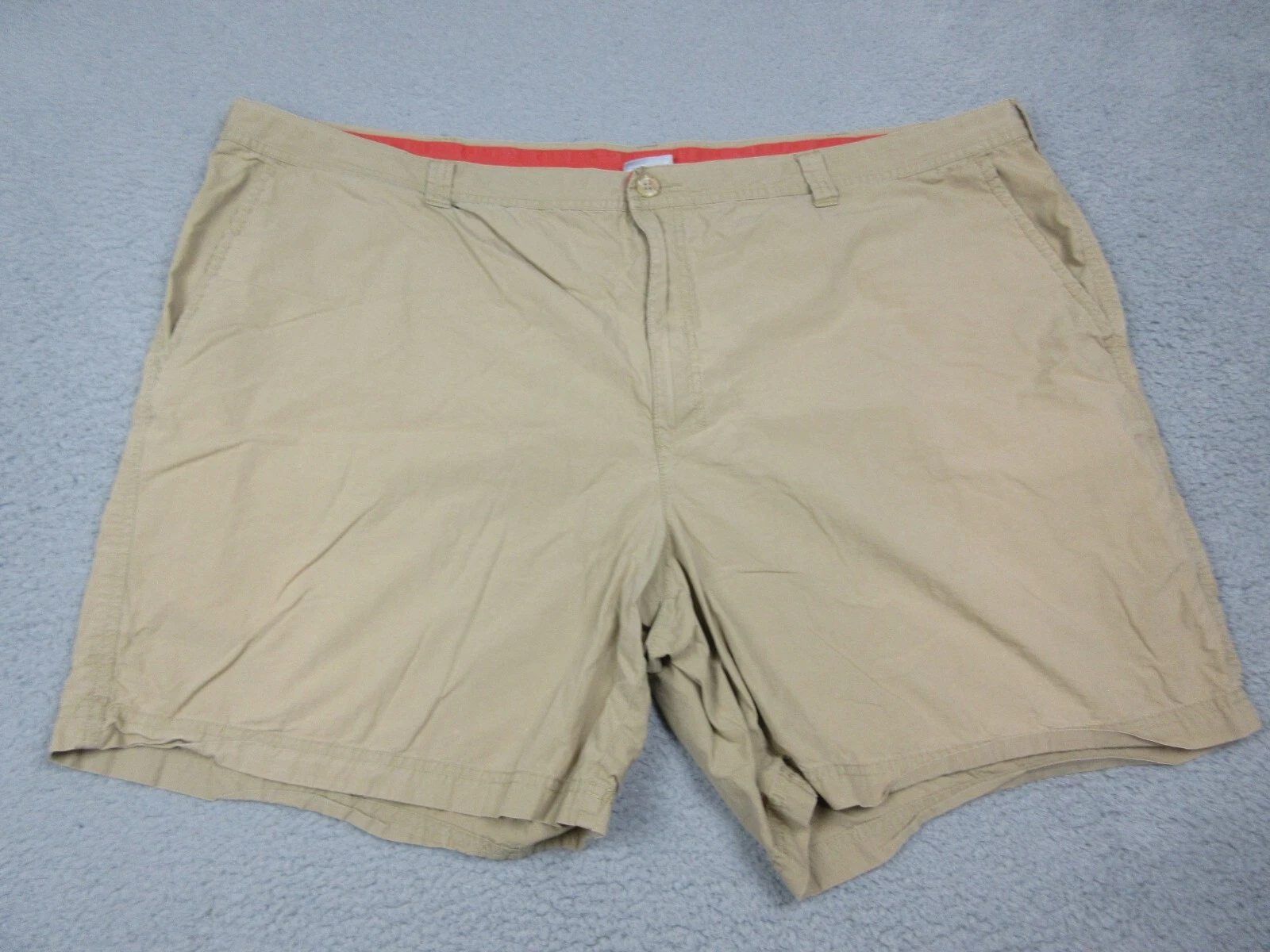 Columbia Shorts Mens Adult 52 Brown Khaki Lightweight Logo Outdoors Casual 52x19
