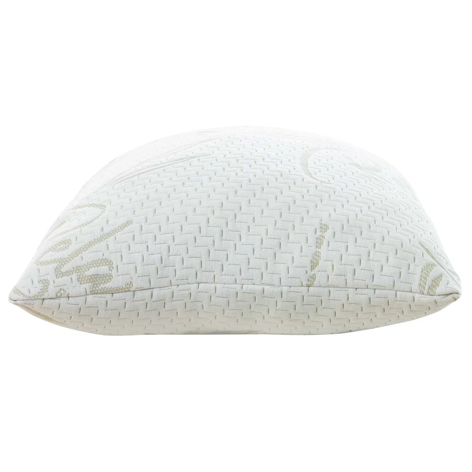 Modway Shredded Memory Foam Standard Queen Size Neck Pillow With Bamboo Cover - Image 3 of 4