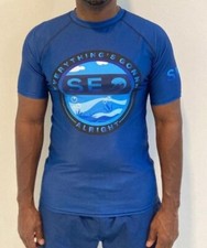 MEN'S RASH GUARD SWIM SHIRT "EVERYTHING'S GONNA SEA ALRIGHT"