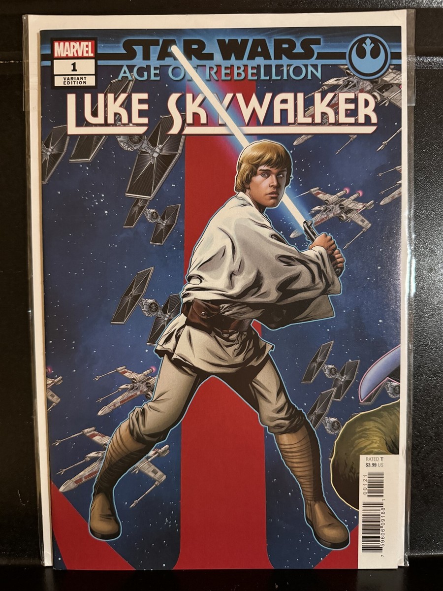 Star Wars Age of Rebellion Luke Skywalker #1 McKone Puzzle Variant