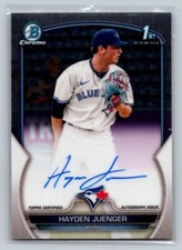 2023 Bowman Chrome Prospect Autographs Hayden Juenger Auto Toronto Blue Jays