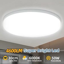 ROUND LED CEILING LIGHT PANEL DOWN LIGHTS BATHROOM KITCHEN LIVING ROOM WALL LAMP