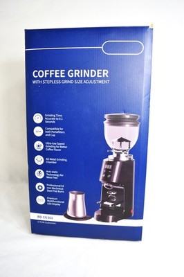 SHARDOR BD-CG301 Coffee Grinder Electric 64mm Flat Burr Espresso Touchscreen NEW