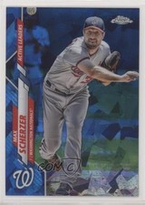 2020 Topps Chrome Update Sapphire Edition Active Leaders Max Scherzer #U-66 fo7