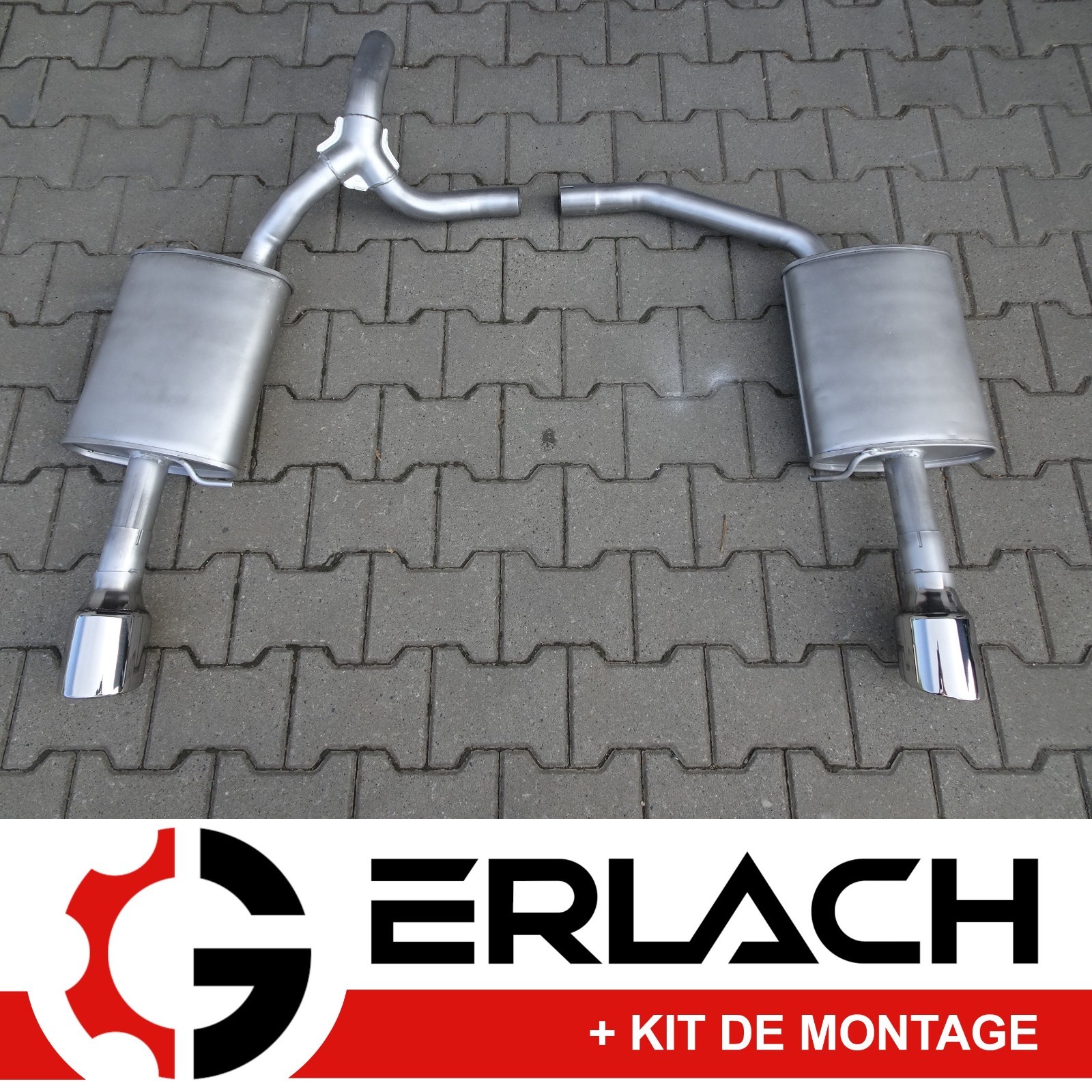 Silencieux echappement Ford Mondeo IV 2.2 TDCi pour longs trajets autoroute