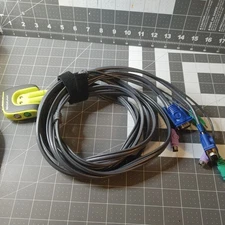 IOGEAR 2-Port MiniView Micro PS/2 KVM Switch with 2 Cables, GCS62