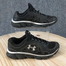 Under Armour Micro G Assert V Shoes Youth 5 Sneakers 1242012-001 Leather Black
