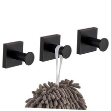 Robe Hooks Bathroom Shower Hook for Wall Closet 3 Pack Oil Rubbed Bronze
