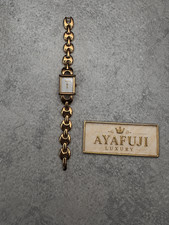 Authentic GUCCI 1800L Quartz Women's Gold Watch Working From Japan