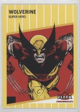 2023 Fleer Throwbacks '89 Marvel Edition Yellow 101/289 Wolverine #4 01sv