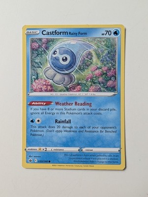 SWSH06: Chilling Reign #033/198 Castform Rainy Form