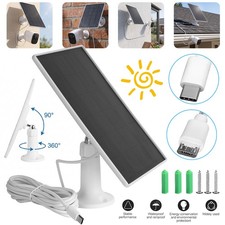 3W Solar Panels for Eufy Eufycam Cam E/2C/2/2 Pro Wall Mount +3m Power Cable