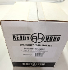 Ready Hour Emergency Food Supply 6 PACKS  9.31 0z. each Scrambled Eggs