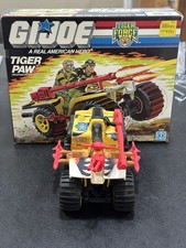 G.I. Joe 1988 Tiger Paw Complete w Box Vintage GI Joe Tiger Force Ferret ATV