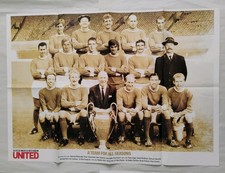 The Official Manchester United Magazine Poster - Cantona/A Team For All Seasons