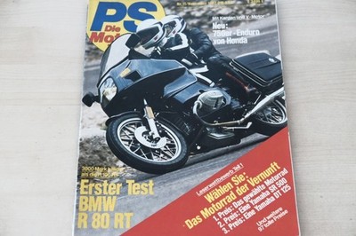 3) PS Sport Motorrad 11/1982 - Kawasaki Z 750 LTD mit  - Brough Superior SS 80 S