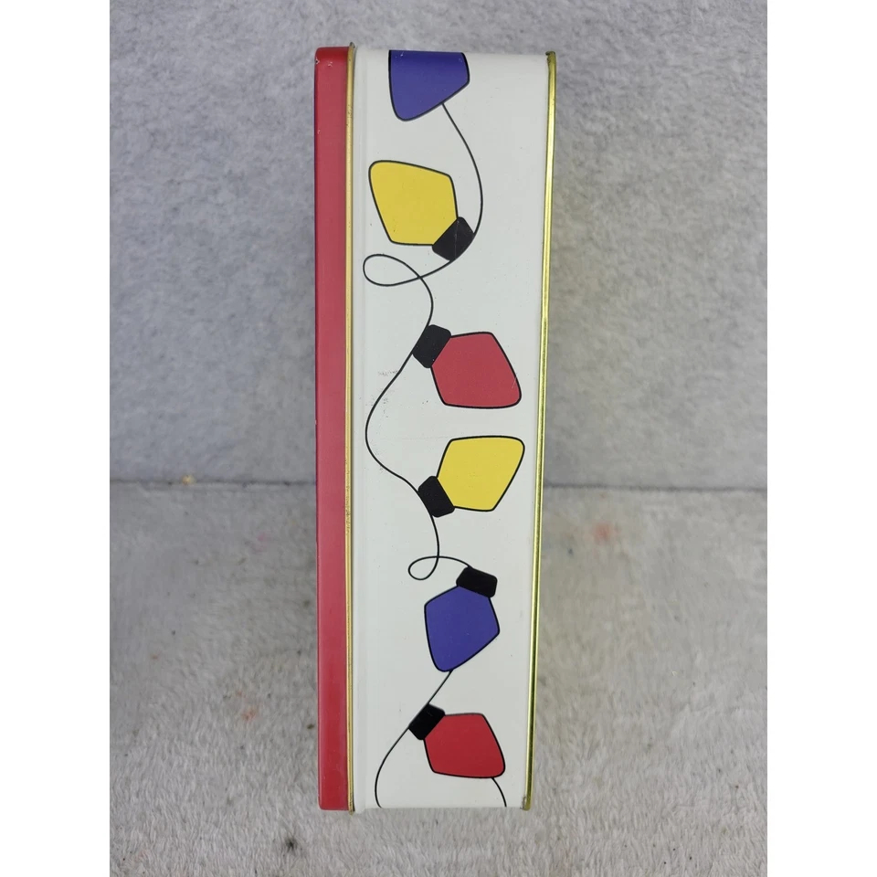 Hada de Navidad Ángel Árbol Decoración Caja de Lata Tapa Bisagras Contenedor de Almacenamiento Foto 4 de 4