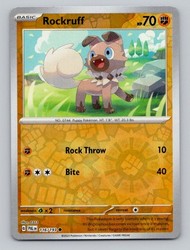 Rockruff 116/193 Paldea Evolved Reverse Holo Common