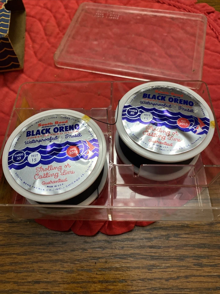 Nueva línea de pesca South Bend garantizada de colección 15 lb trenzada hecha en EE. UU. Nueva Foto 3 de 4