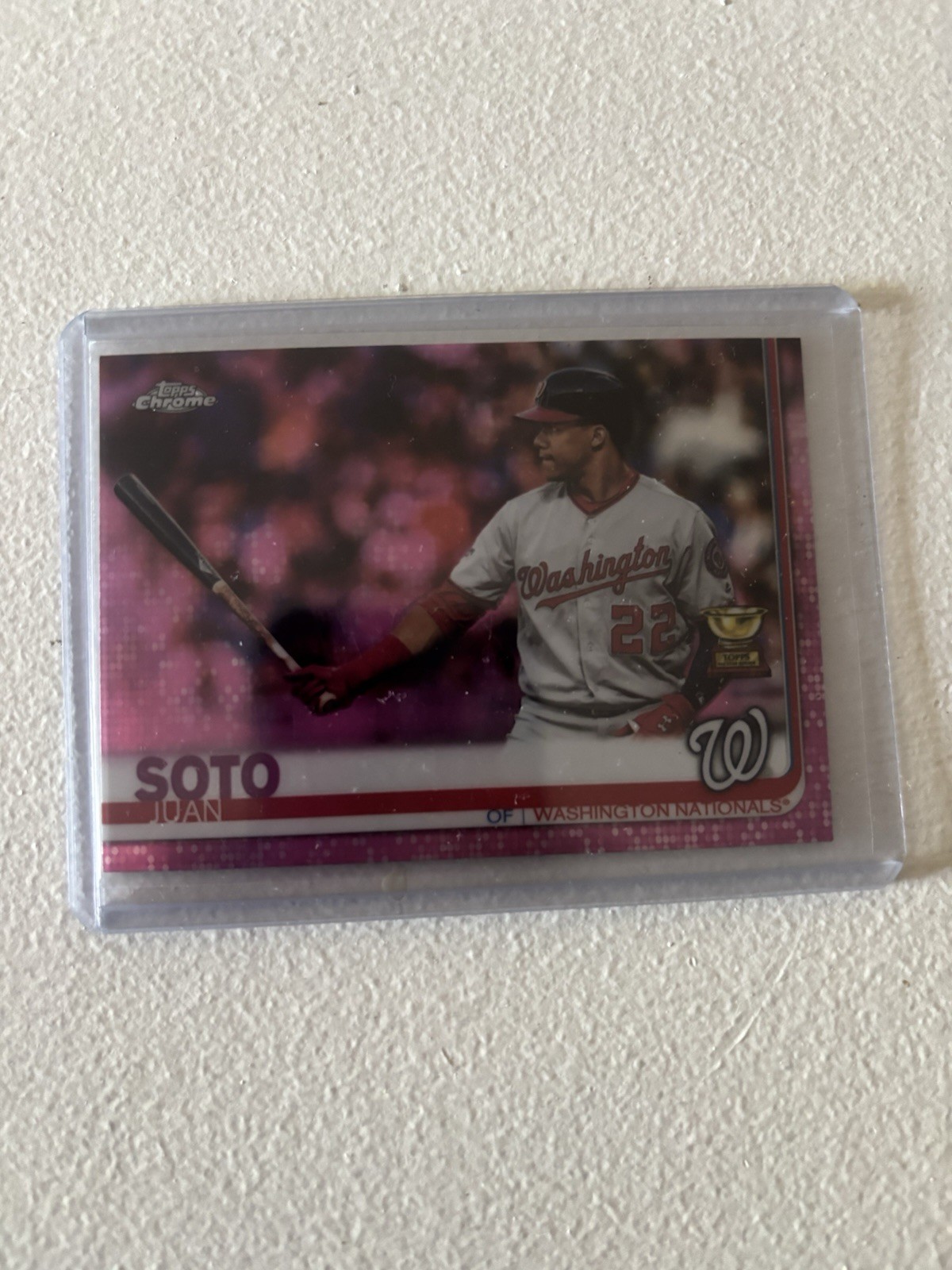 2019 Topps Chrome - Juan Soto #155 Pink Refractor