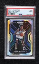 2020-21 Panini Prizm Hyper Prizm Jaden McDaniels #277 PSA 9 MINT 14t3