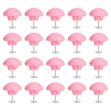 20Pcs Duvet Pin Duvet Clips, Mushroom Cotton Quilt Cover Pin Clips, Pink