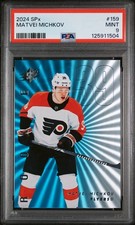 MATVEI MICHKOV 2024-25 SPx #159 PHILADELPHIA FLYERS PSA 9