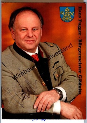 Original Autogramm Hans Fugger Glödnitz /// Autograph signiert signed signee Fug
