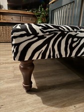Foot stool , Zebra Print