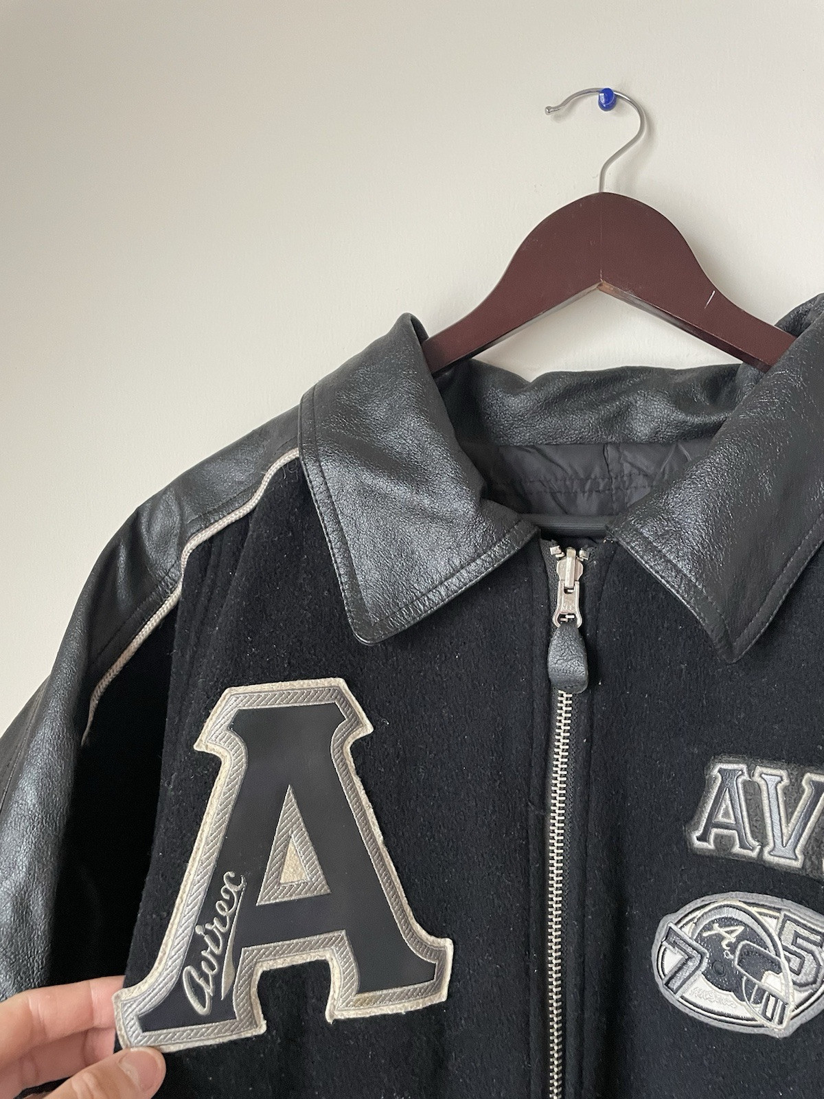 Avirex leather reversible jacket - image 5