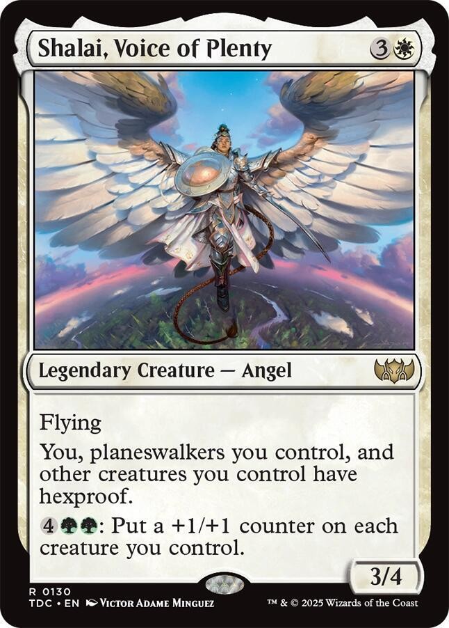 Shalai, Voice of Plenty TDC 130 English NM - MTG
