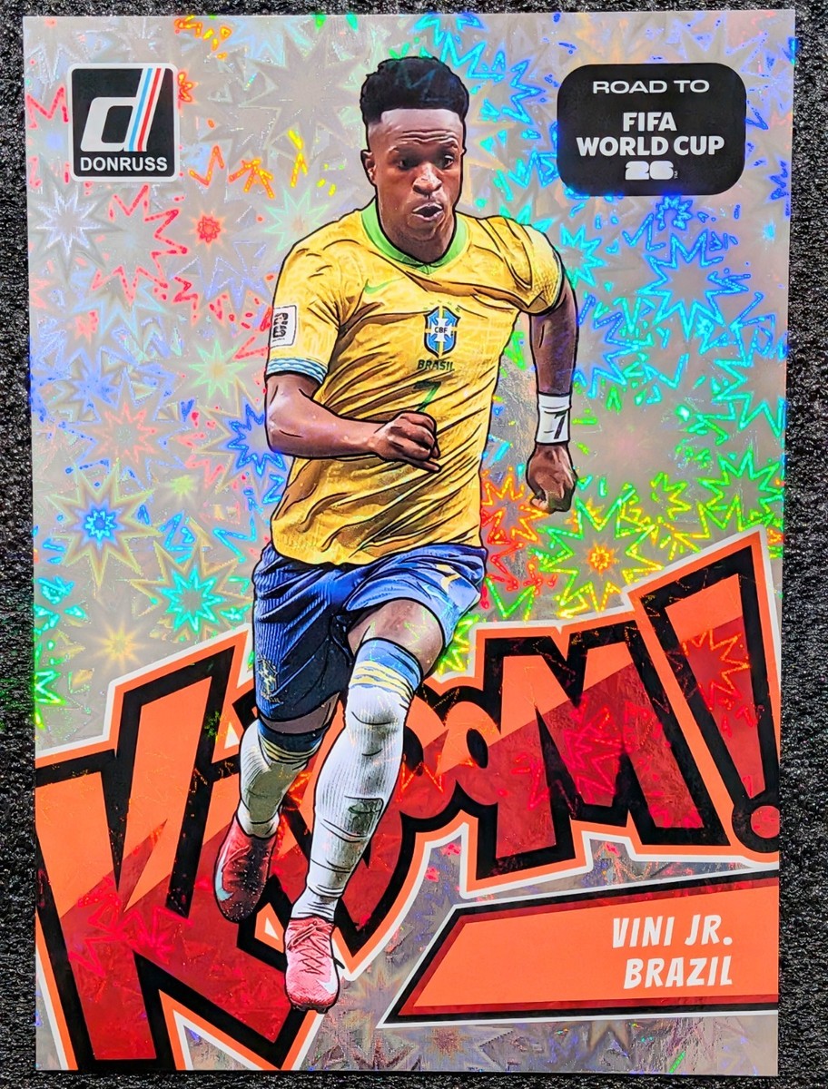 Vini JR Kaboom #6 Vinicius Brazil Jumbo Donruss Road to FIFA World
