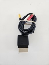 Genuine Official OEM Microsoft XBOX 360 S Slim Composite AV Cable Ships Fast