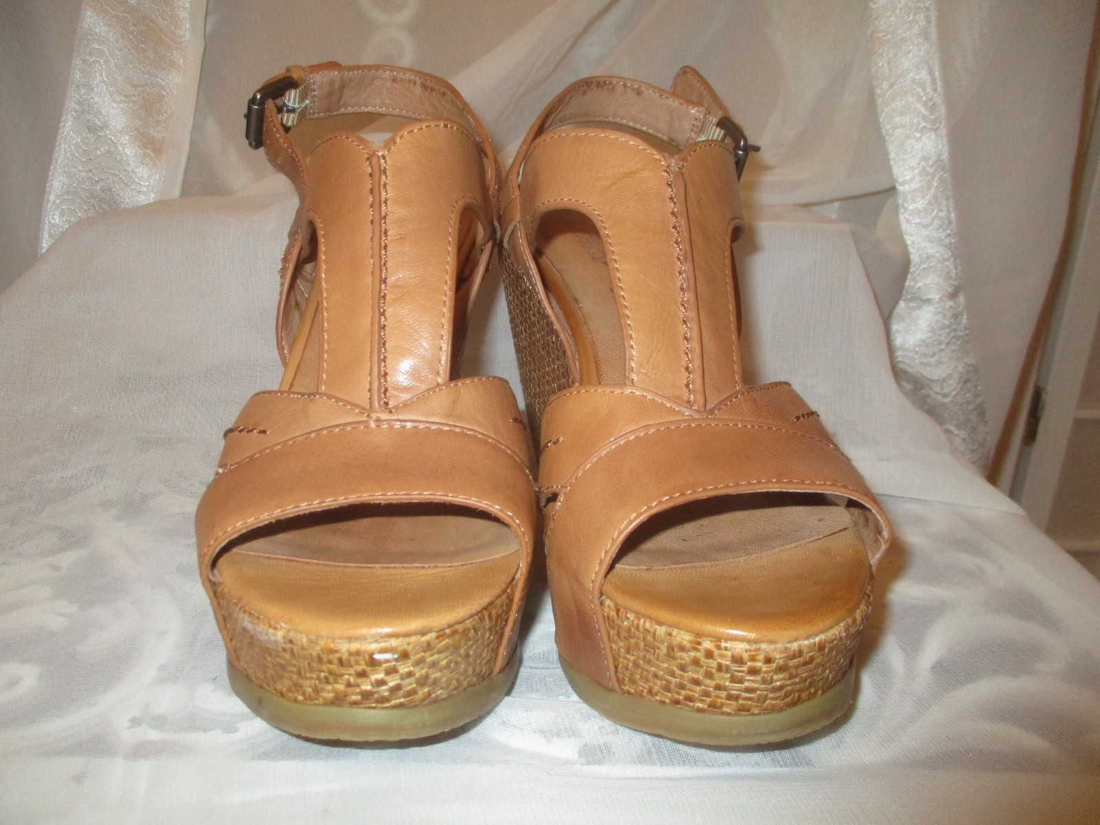 Biala leather platform sandals - image 9